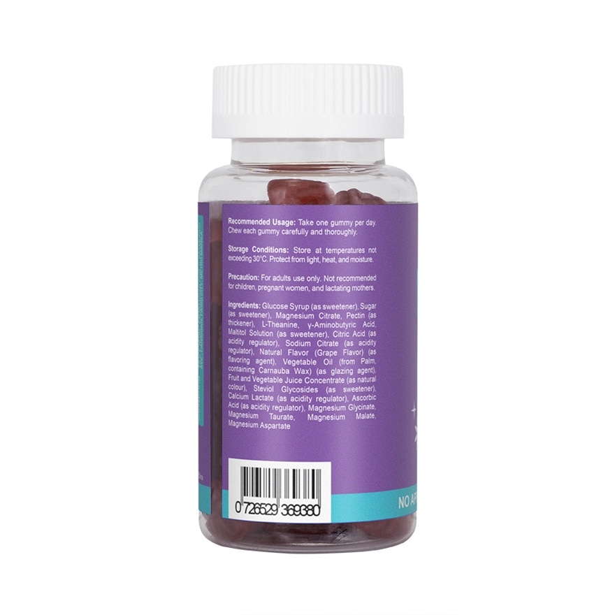 WELLSPRING Magnesium Glycinate Grape Flavor Gummies 30s image