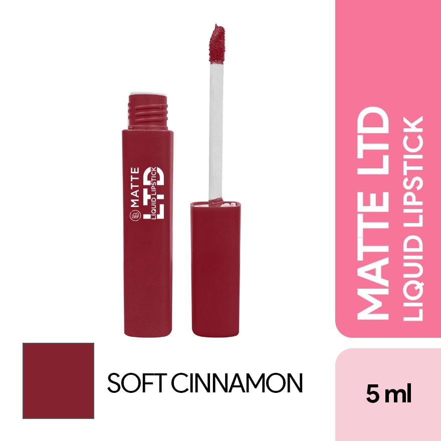 EVER BILENA Matte LTD Liquid Lipstick Soft Cinnamon 5ml image