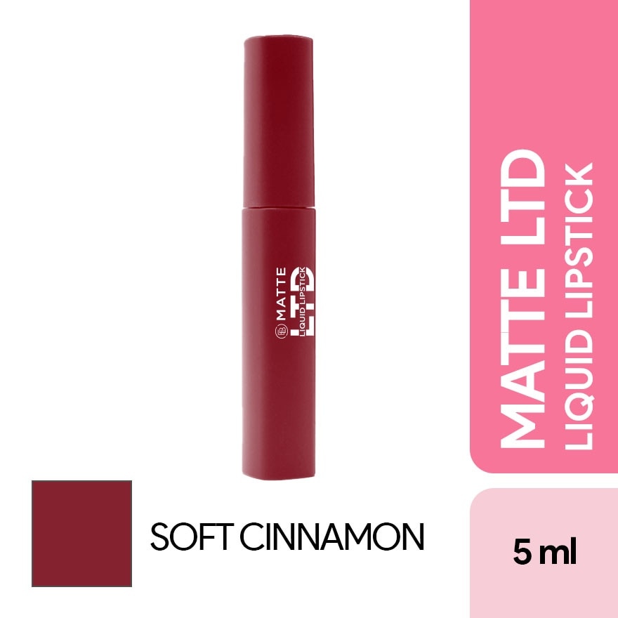 EVER BILENA Matte LTD Liquid Lipstick Soft Cinnamon 5ml image