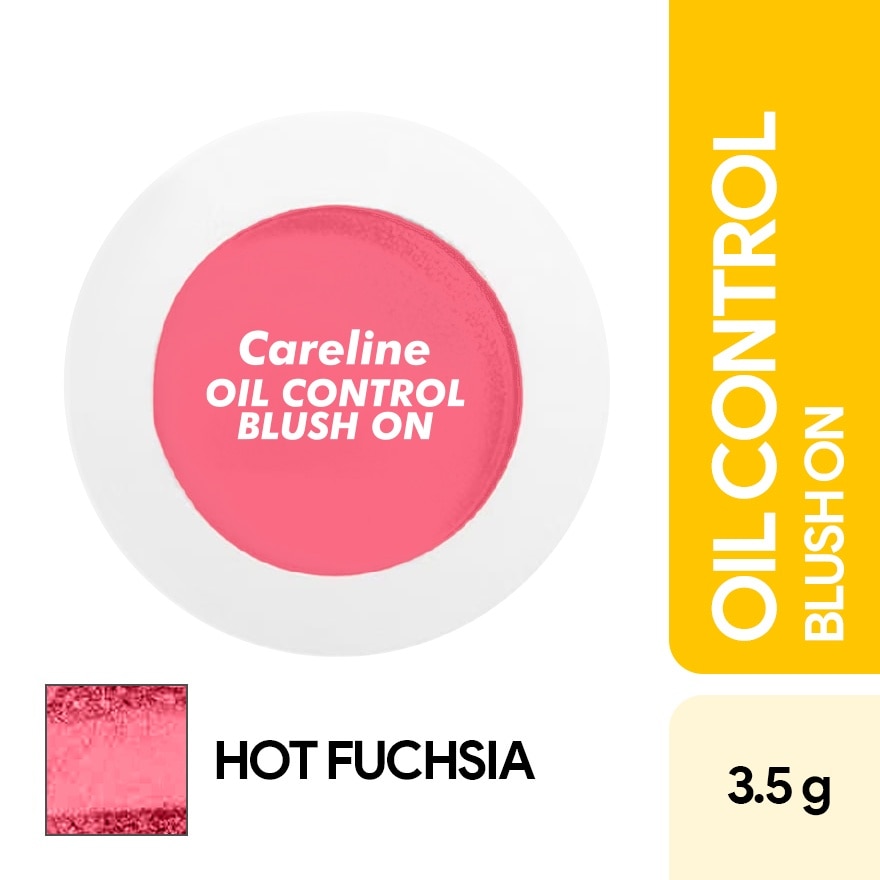 CARELINE Single Blush On Hot Fuchsia 3.5g image
