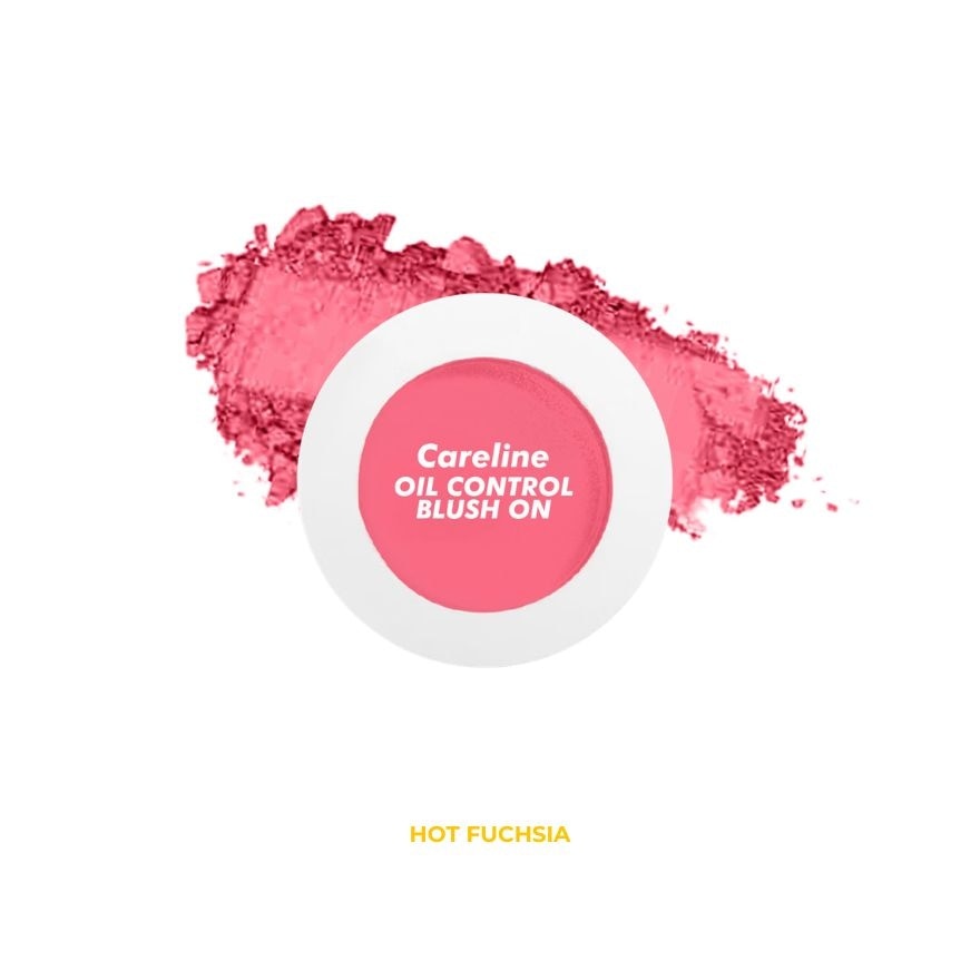 CARELINE Single Blush On Hot Fuchsia 3.5g image