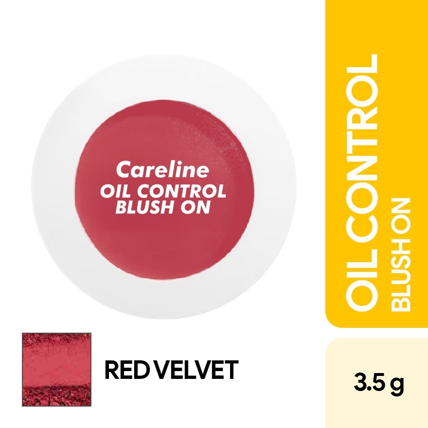CARELINE Single Blush On Red Velvet 3.5g image