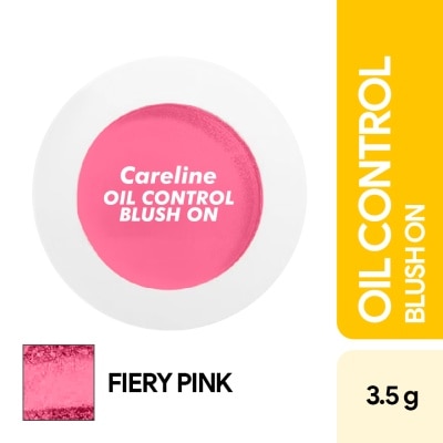 CARELINE - CARELINE Single Blush On Fiery Pink 3.5g image