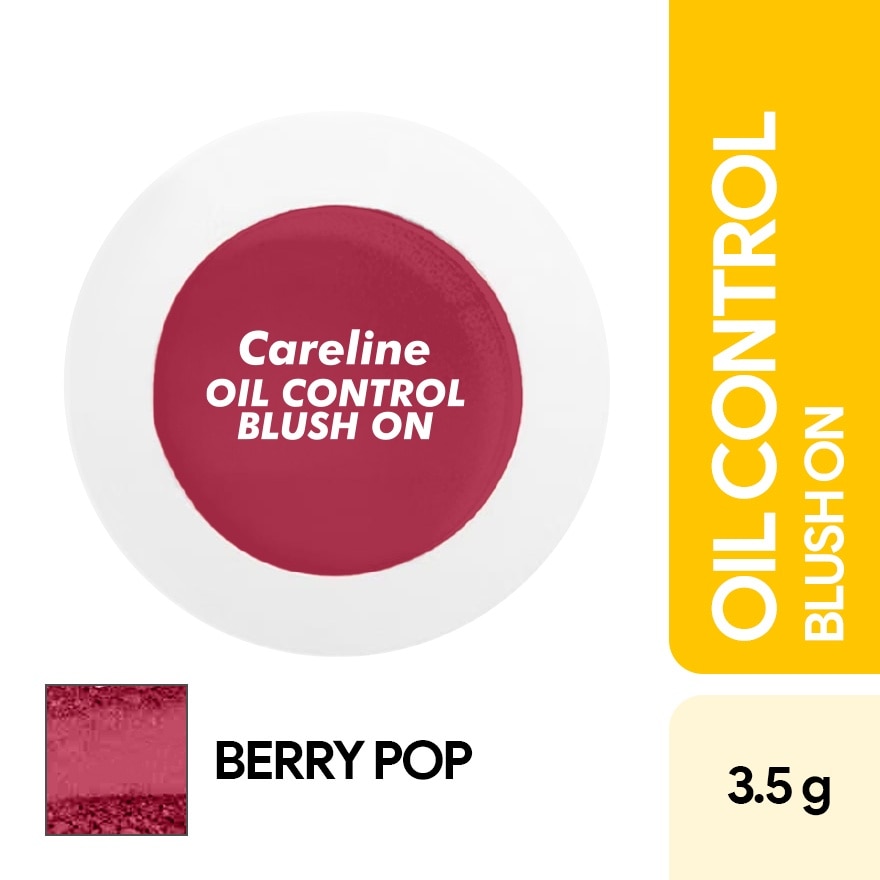 CARELINE Single Blush On Berry Pop 3.5g image