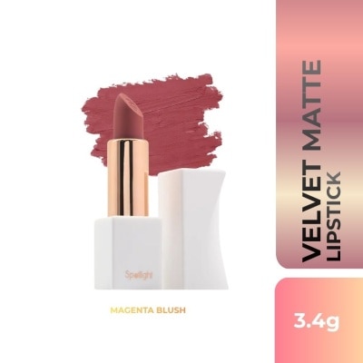 SPOTLIGHT - SPOTLIGHT Velvet Matte Lipstick Magenta Blush 3.4g image
