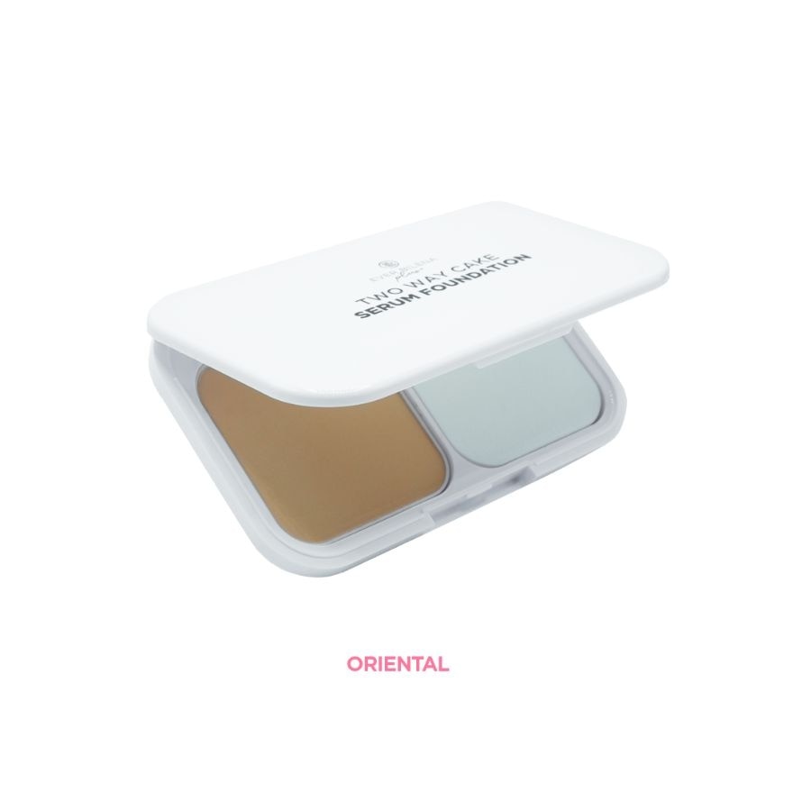 EVER BILENA Plus Two Way Cake Serum Foundation Oriental 9g image