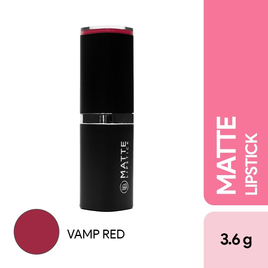 EVER BILENA Matte Lipstick Vamp Red 3.6g image