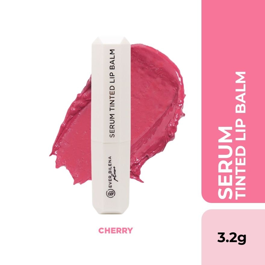 EVER BILENA Plus Serum Tinted Lip Balm Cherry 3.2g image
