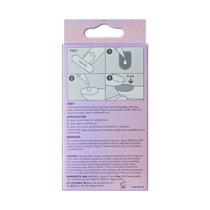 KISS Mystical Moment Nails KIN25X We Back Glue On Nails 10G image