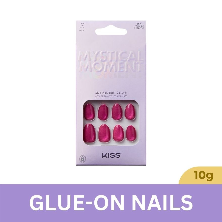KISS Mystical Moment Nails KIN20X Bittersweet Baby Glue On Nails 10g image
