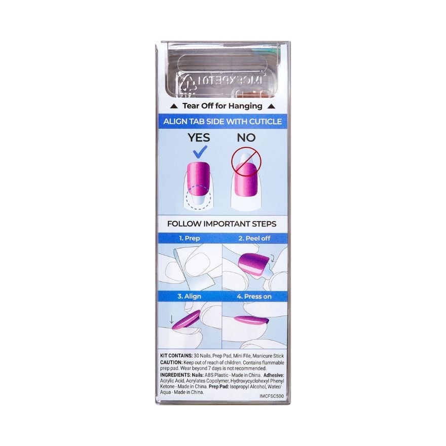 KISS Impress Color FX Last Call Press On Nails 10g image