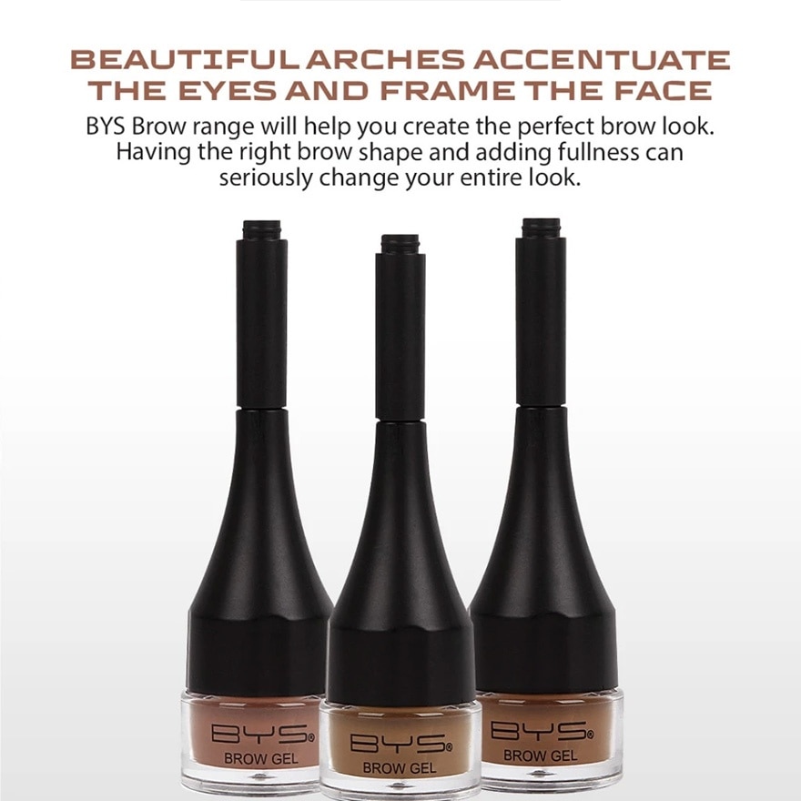 BYS Eye Cosmetics Brow Gel Bold Brunette 2g image