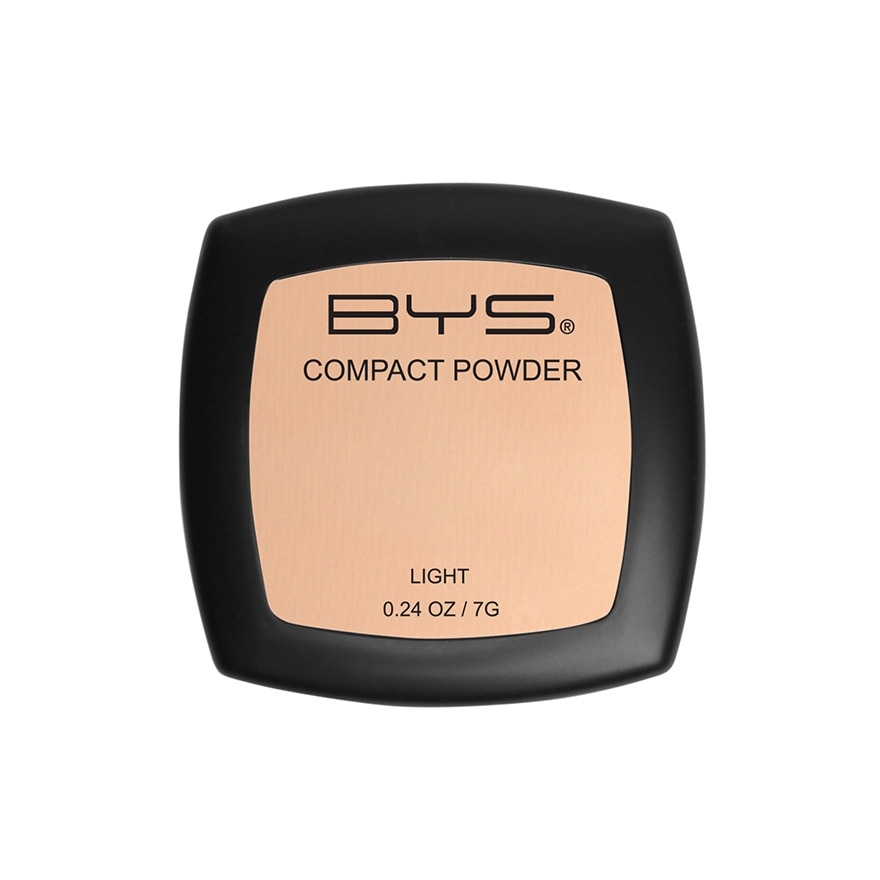 BYS Face Cosmetics Compact Powder 2 Layer with Sponge Light 7g image