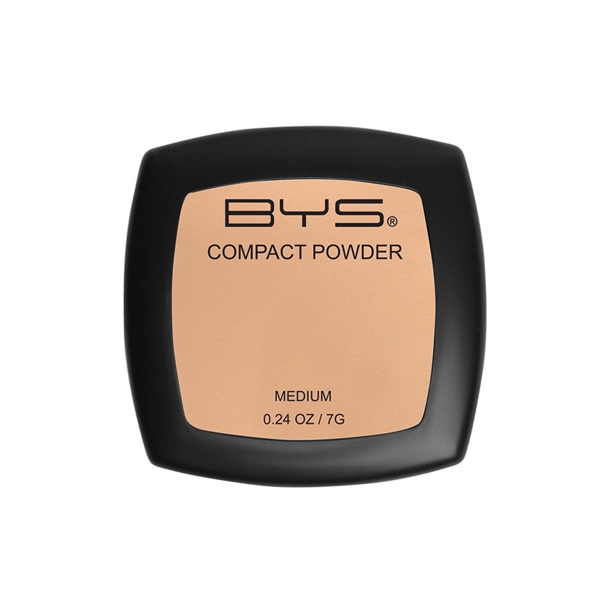 BYS Face Cosmetics Compact Powder 2 Layer with Sponge Medium 7g image