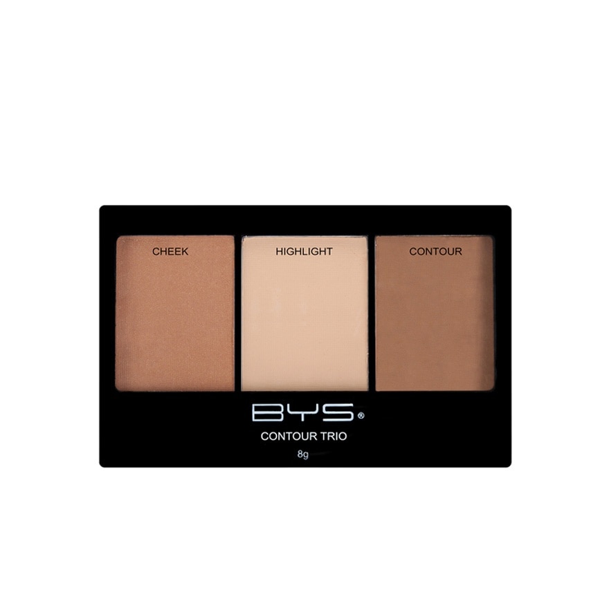BYS Face Cosmetics Contour Trio Sassy 8g image