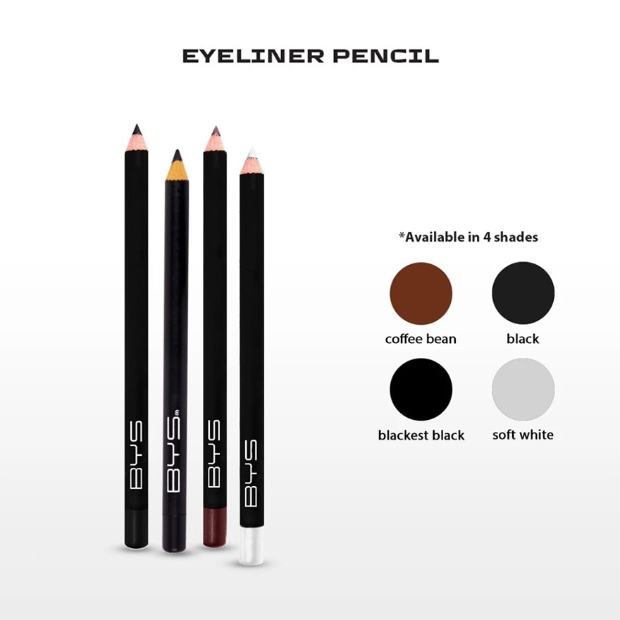 BYS Eyes Cosmetics Eyeliner Pencil Coffee Bean 1g image