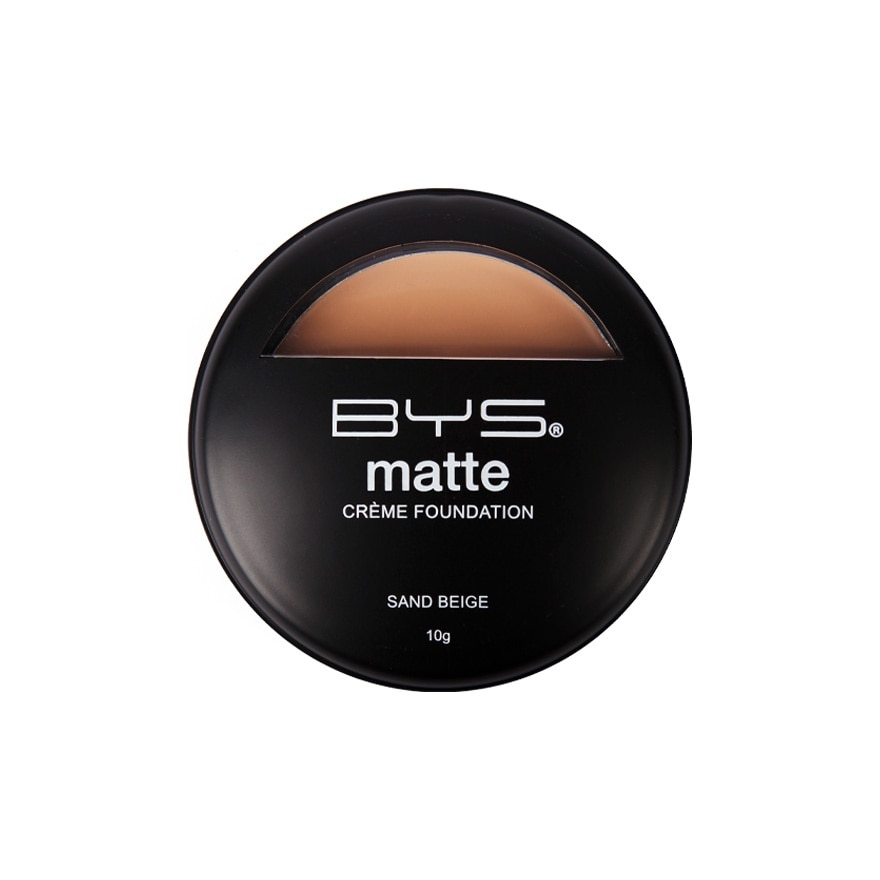BYS Face Cosmetics Matte Crème Foundation Sand Beige 10g image