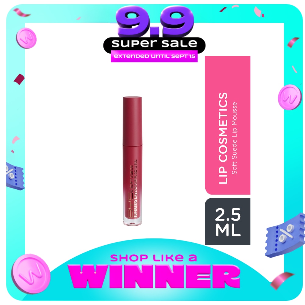BYS Lip Cosmetics Soft Suede Lip Mousse 04 Mute Red 2.5ml image