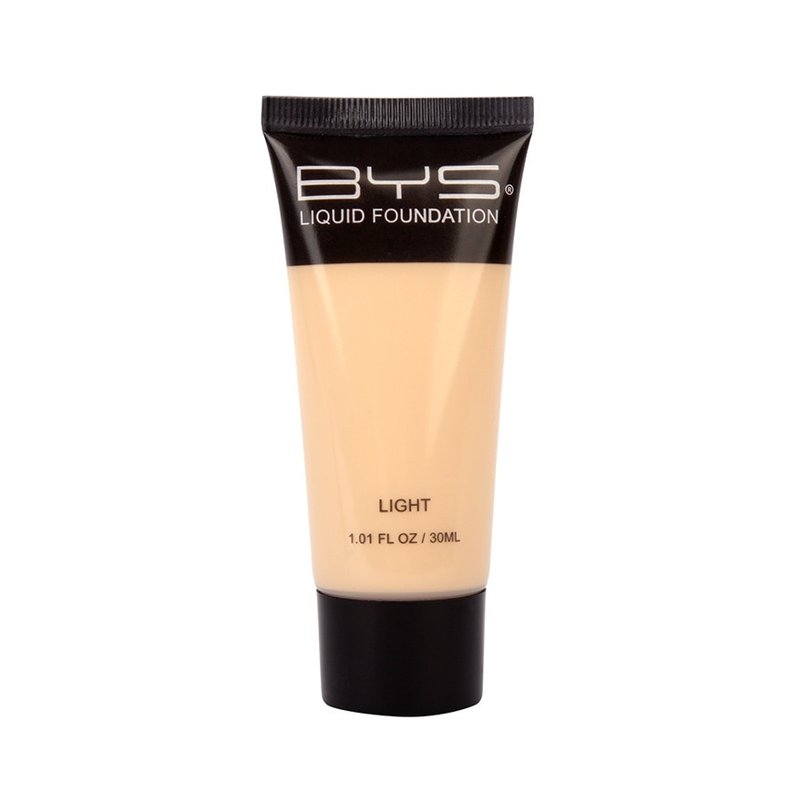 BYS Face Cosmetics Liquid Foundation Tube Light 30ml image