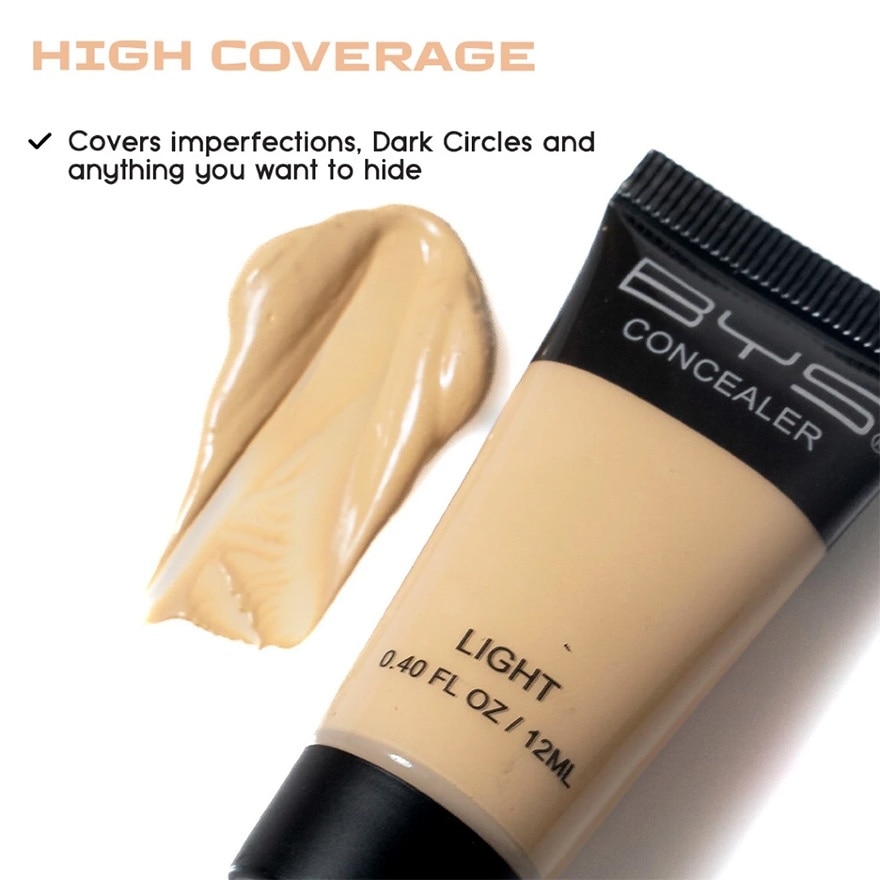 BYS Face Cosmetics Concealer Tube Light 12ml image