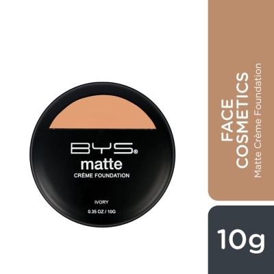 BYS - BYS Face Cosmetics Matte Crème Foundation Ivory 10g image