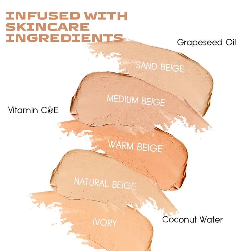BYS Face Cosmetics Matte Crème Foundation Ivory 10g image