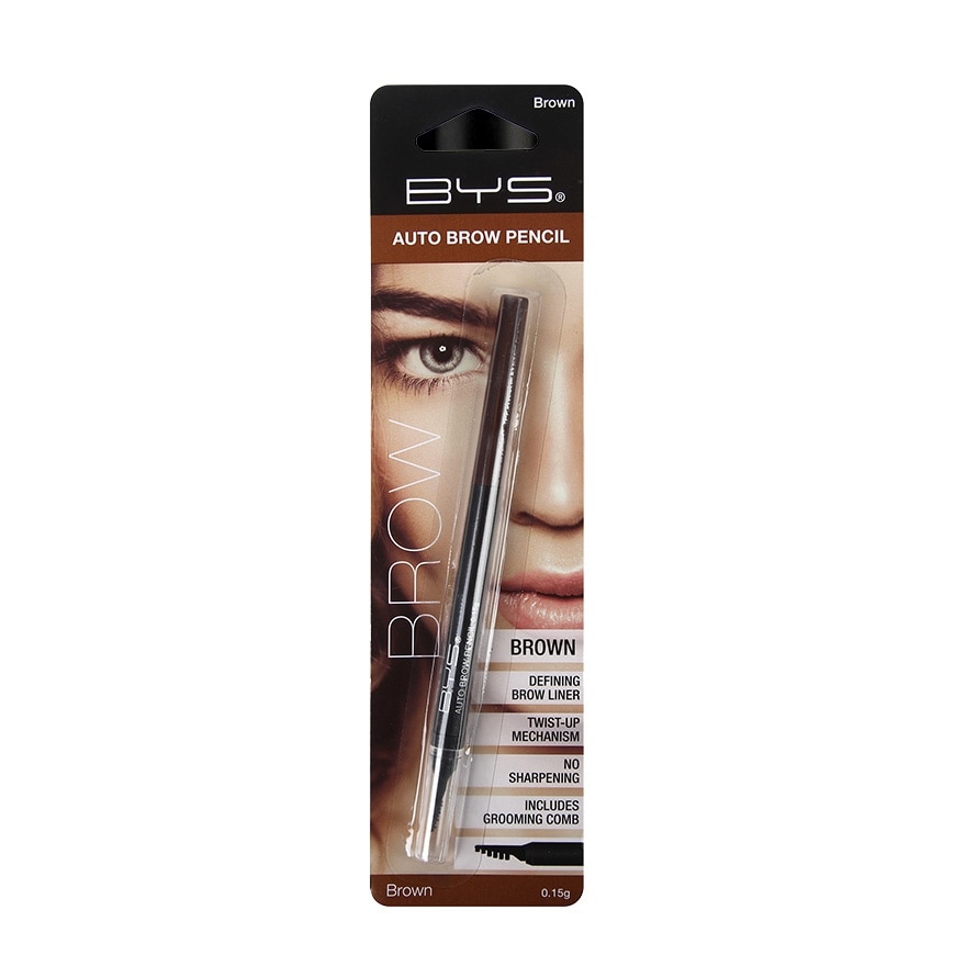BYS Face Cosmetics Auto Brow Pencil Brown 15g image