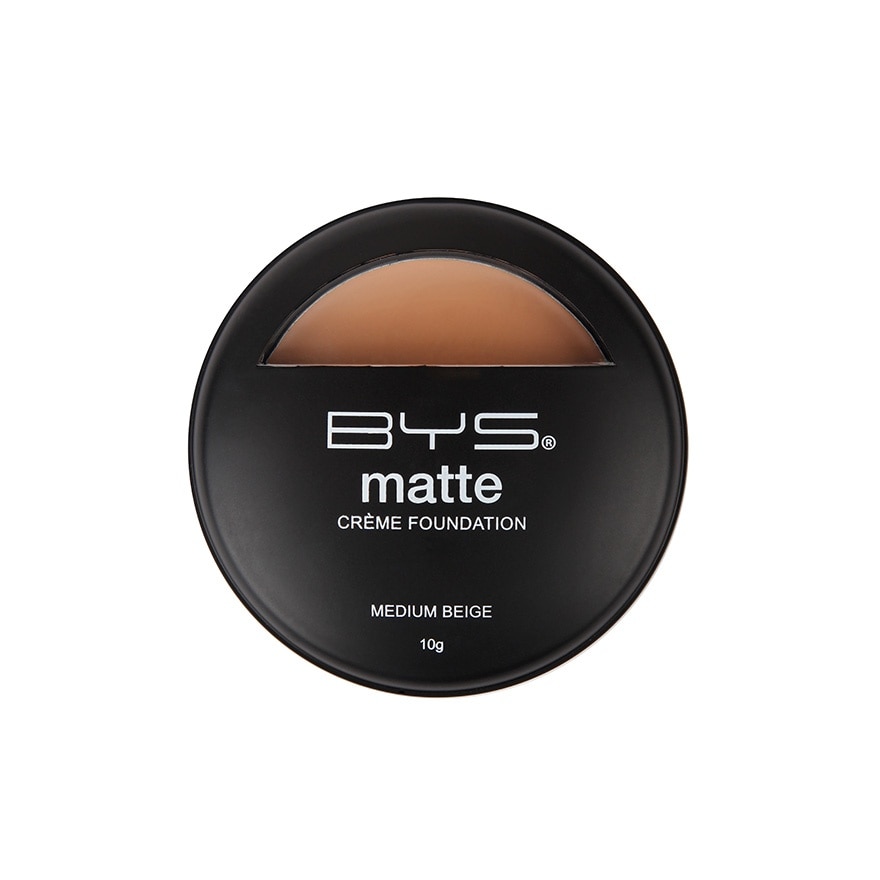 BYS Face Cosmetics Matte Crème Foundation Medium Beige 10g image