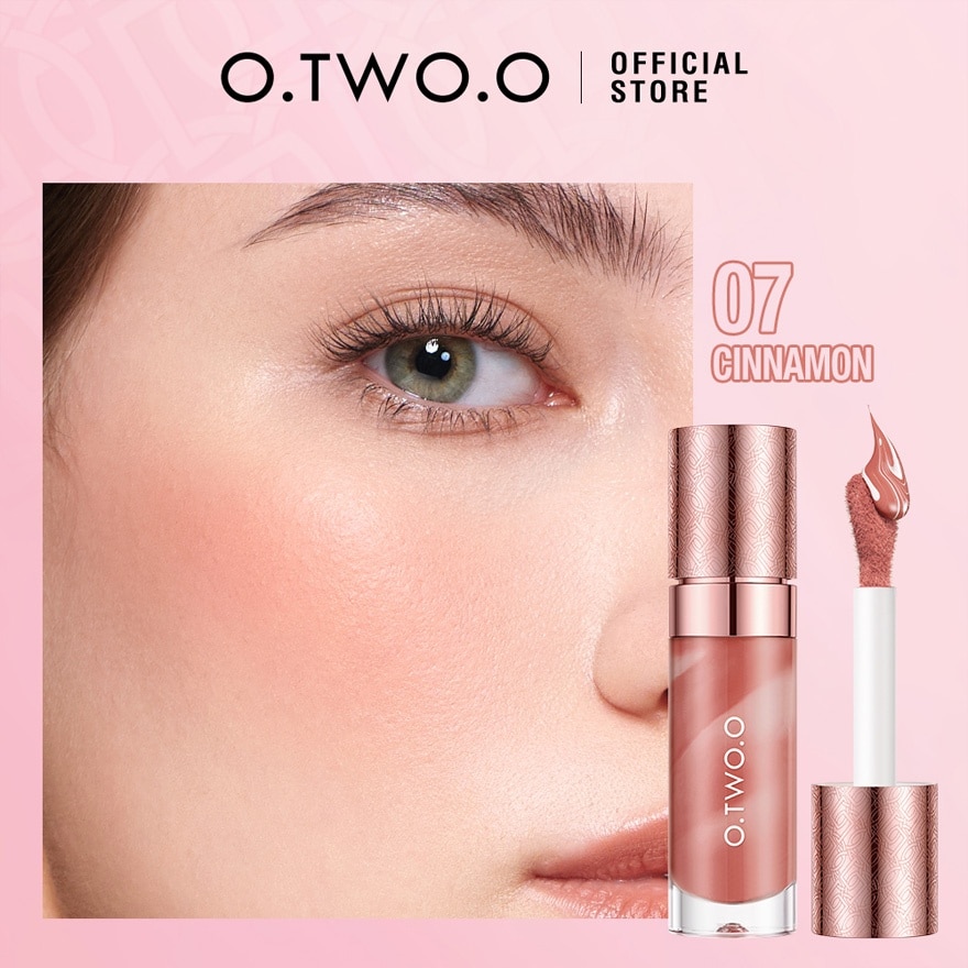 OTWOO Face Makeup Marbled Liquid Blush 07 Cinnamon 10.5g image