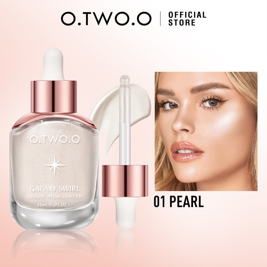OTWOO Face Makeup Long Lasting Highlighter 01 Pearl 15ml image