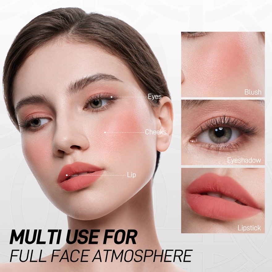 OTWOO Face Makeup Dual Colored Blush Stick 03 Warm Sunset 7g image