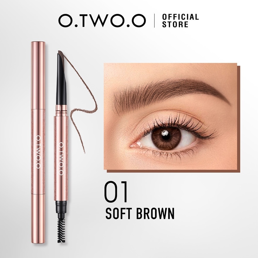 OTWOO Machete Contour Eyebrow Pencil 01 Soft Brown 35g image
