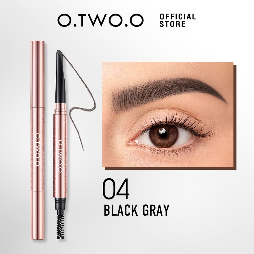 OTWOO Machete Contour Eyebrow Pencil 04 Black Gray 35g image