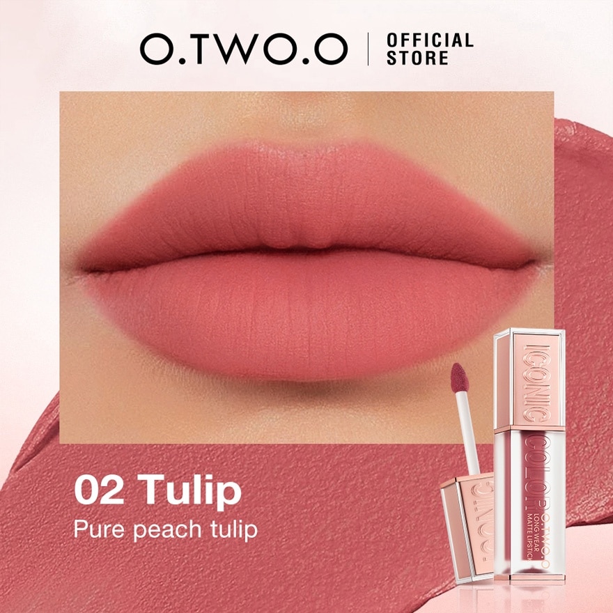 OTWOO Cream And Soft Texture 8 Colors Lip Gloss 02 Tulip 4g image