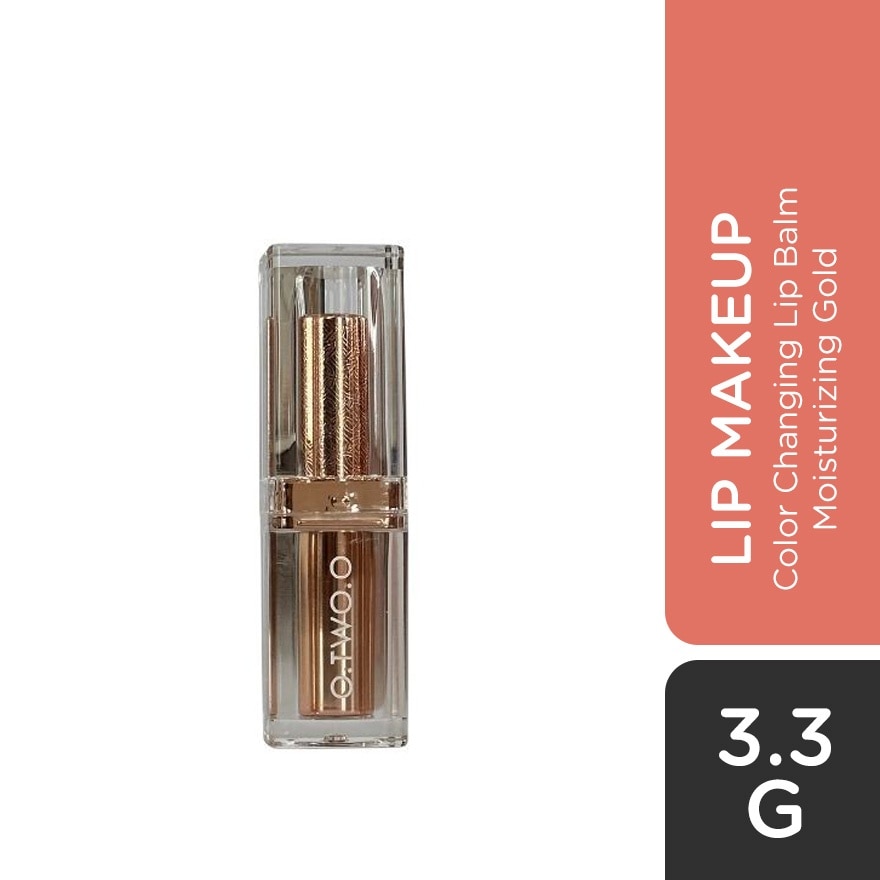 OTWOO Lip Makeup Color Changing Lip Balm Moisturizing Gold 01 Sunlight 3.3g image
