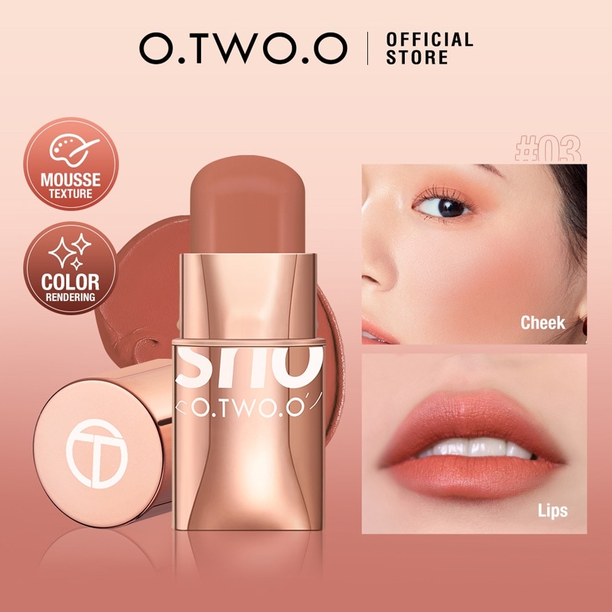 OTWOO Face Makeup Glow Colour Bounce Blush 539 Forever 7g image