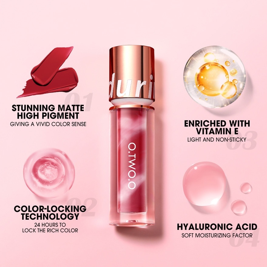 OTWOO Lip Makeup Ultra Stay Lollipop Lipstick 03 Cocoa Brown 2.5g image