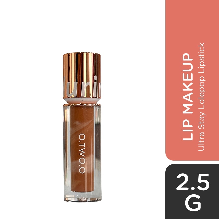 OTWOO Lip Makeup Ultra Stay Lollipop Lipstick 03 Cocoa Brown 2.5g image