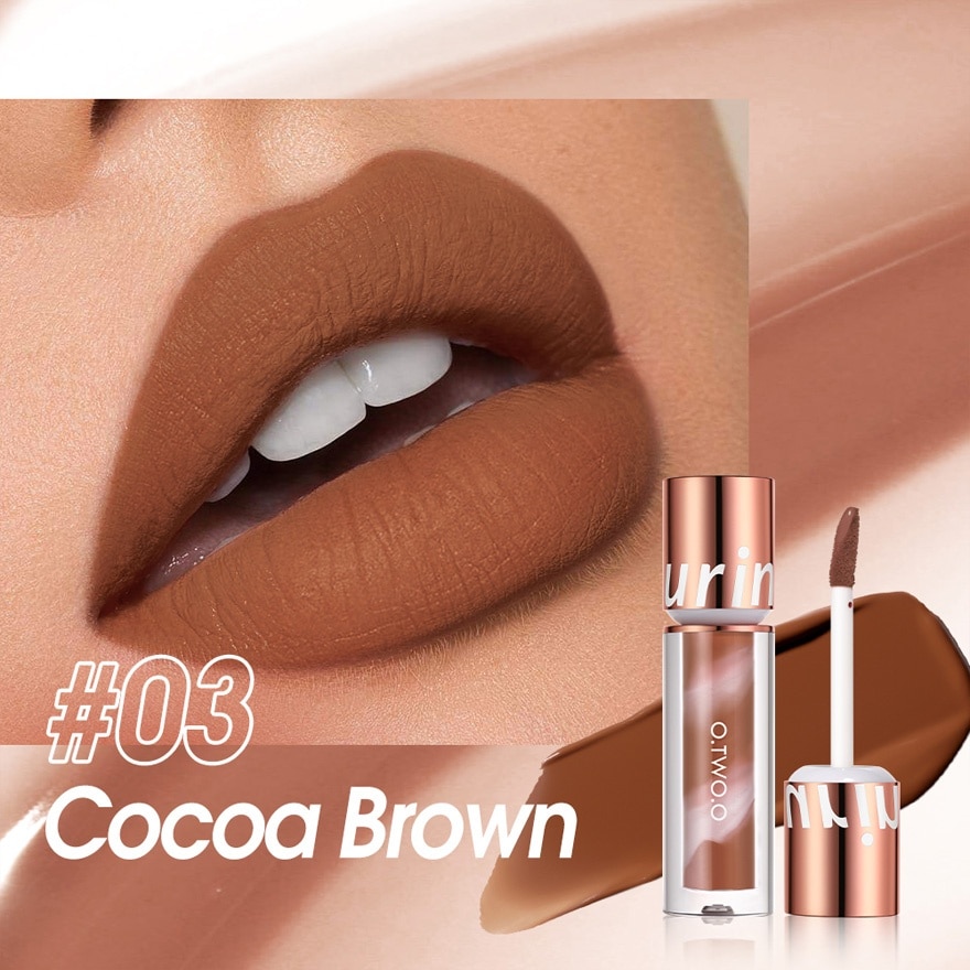 OTWOO Lip Makeup Ultra Stay Lollipop Lipstick 03 Cocoa Brown 2.5g image