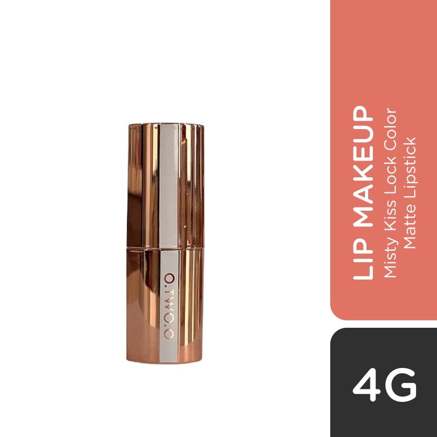 OTWOO Lip Makeup Misty Kiss Lock Color Matte Lipstick M17 Revolt 4g image