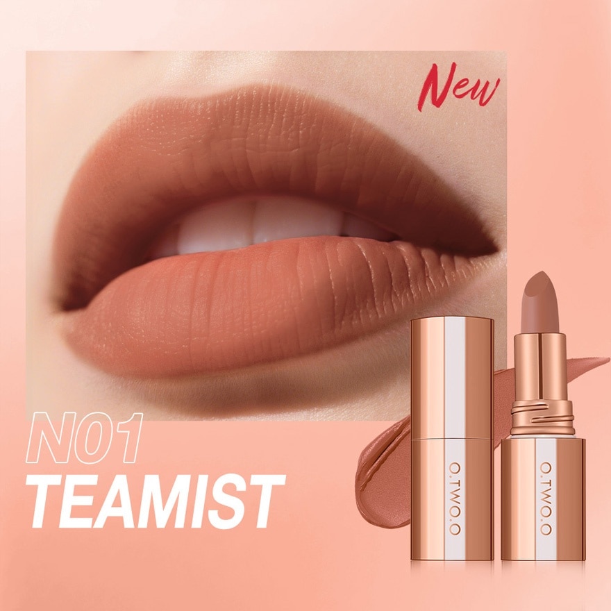 OTWOO Lip Makeup Misty Kiss Lock Color Matte Lipstick N01 Teamist 4g image