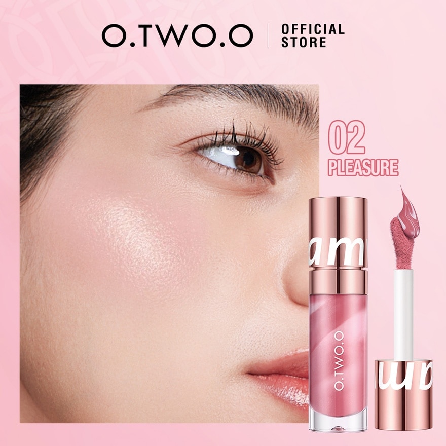 OTWOO Face Makeup Marbled Liquid Blush 02 Pleasure 10.5g image