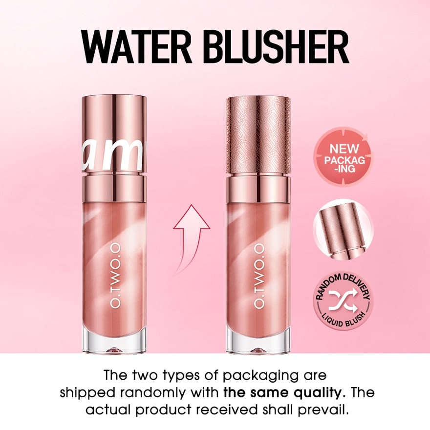 OTWOO Face Makeup Marbled Liquid Blush 05 Warm Sun 10.5g image