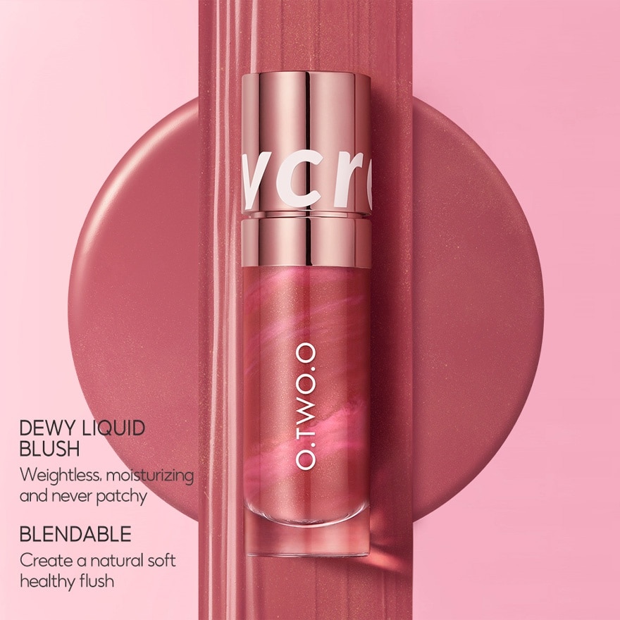 OTWOO Face Makeup Marbled Liquid Blush 05 Warm Sun 10.5g image
