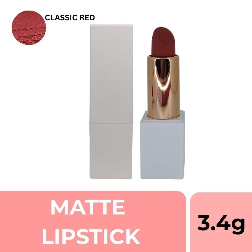 SPOTLIGHT Velvet Matte Lipstick Classis Red 3.4g image