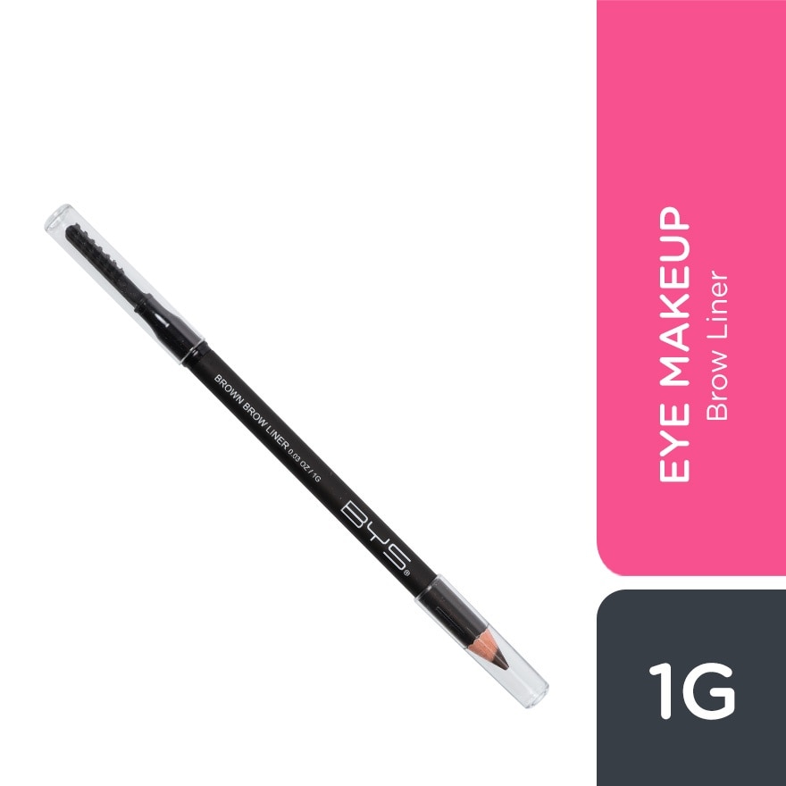 BYS Brow Liner With Brush Brown 1g image