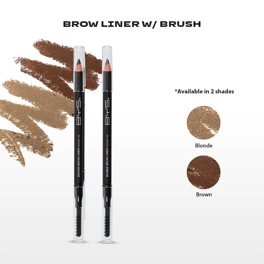 BYS Brow Liner With Brush Brown 1g image