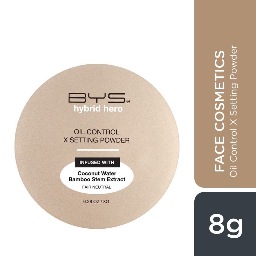 BYS Hybrid Oil Control Setting Powder Fair Neutral 8g image