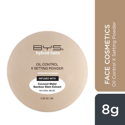 BYS BYS Hybrid Hero Oild Control Setting Powder Natural Beige 8g image