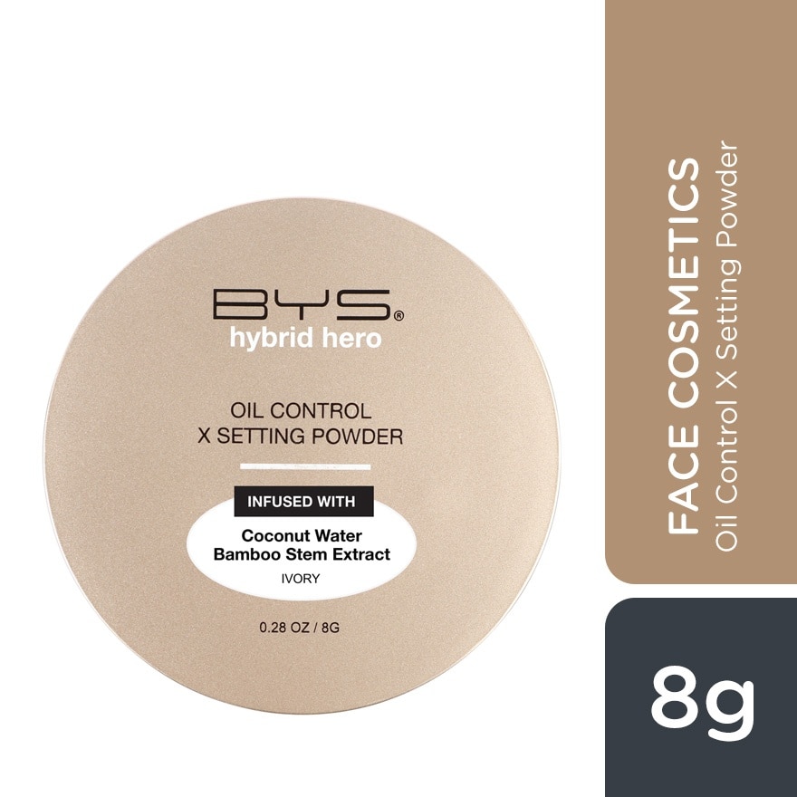 BYS Hybrid Hero Oil Control Setting Powder Ivory 8g image